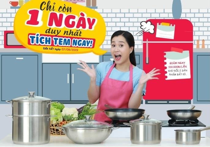 Nguoi tieu dung chi con mot ngay de tich tem tai Co.opmart hinh anh