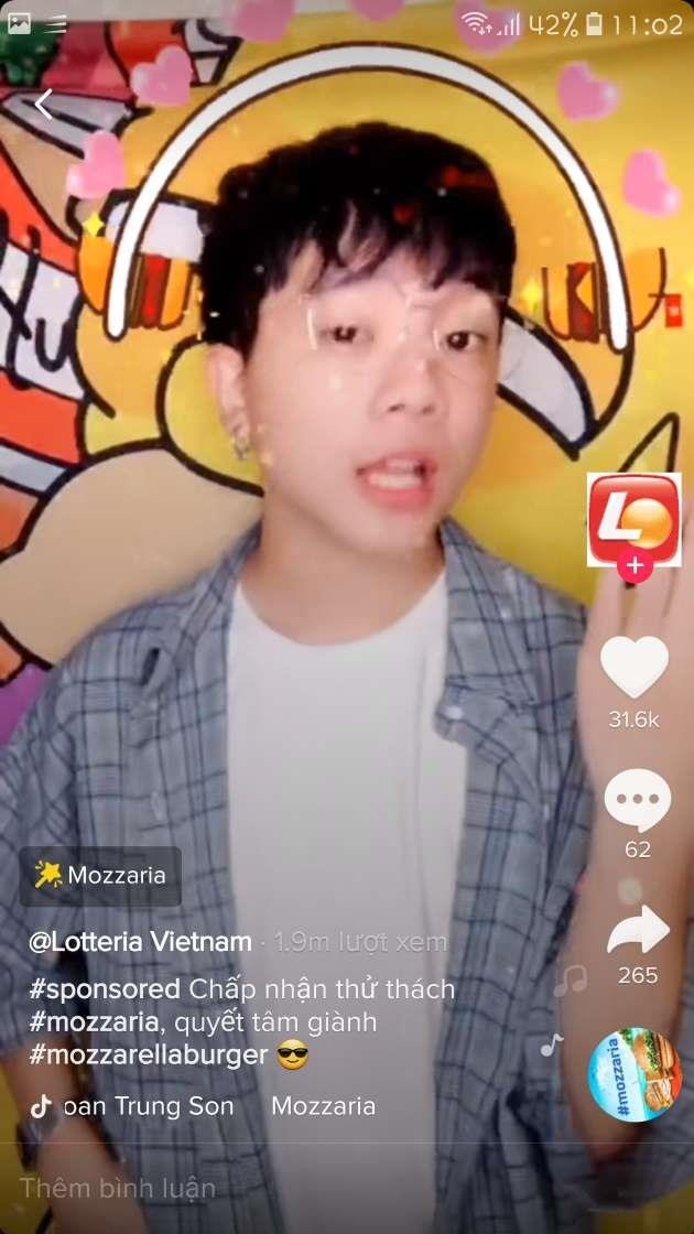 Mozzarella burger Lotteria anh 1