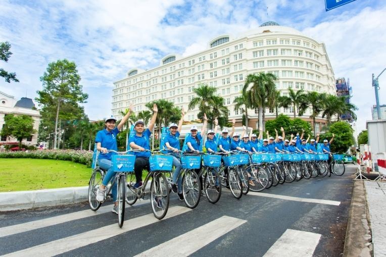 Ngay hoi tuoi tre VNPT quy tu hang tram doan vien thanh nien hinh anh