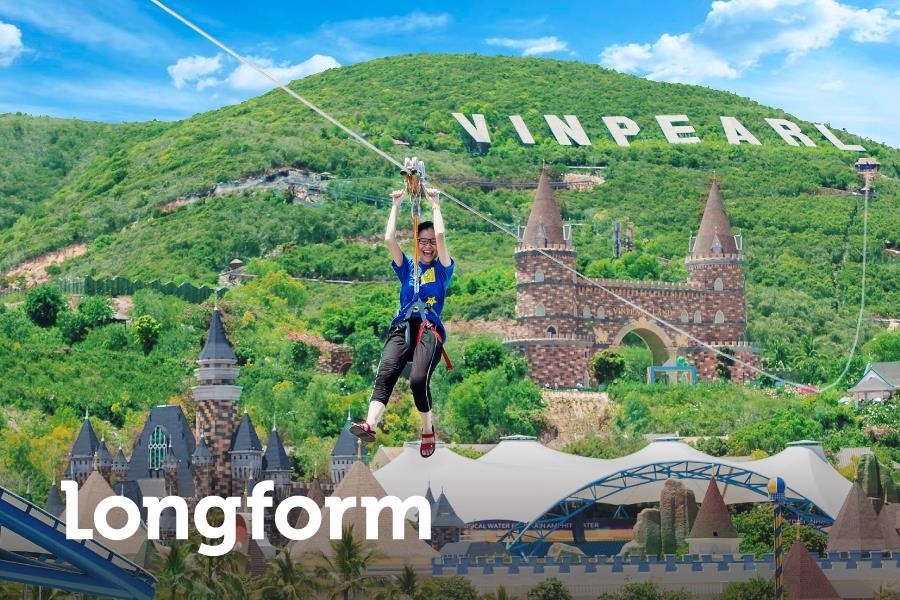 Ngam bien troi Nha Trang tren duong zipline co do doc lon nhat VN hinh anh