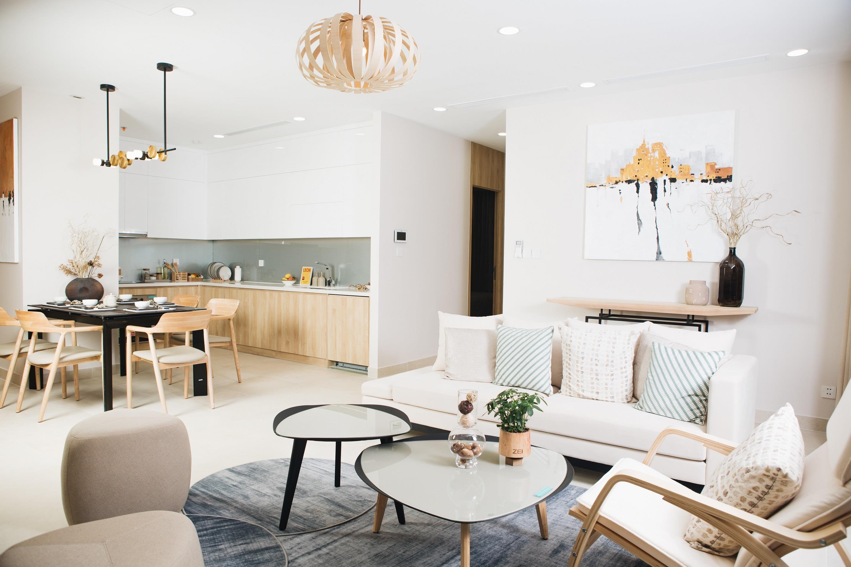 Lam sao de sap xep khong gian chung va rieng trong can ho hien dai? hinh anh