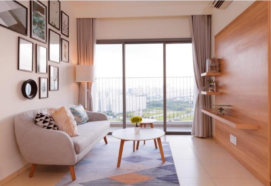 Trai nghiem can ho thiet ke Bauhaus toi gian, tien nghi giua Sai Gon hinh anh