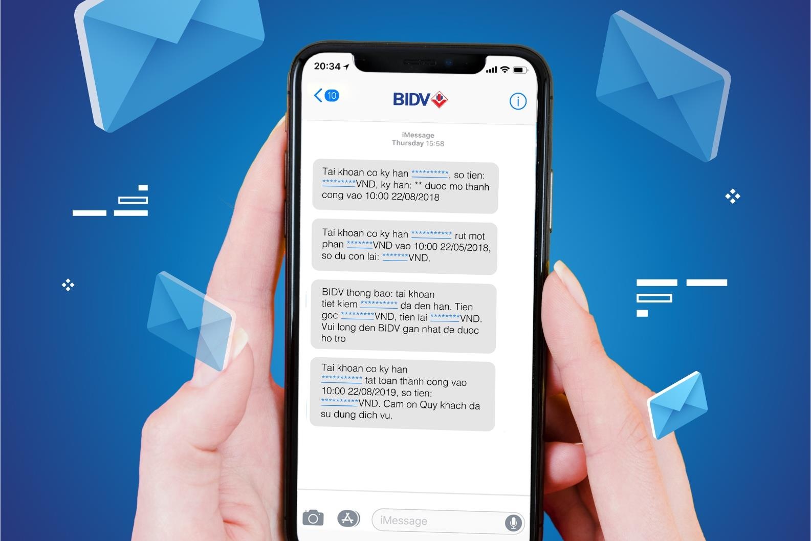 BIDV mien phi 6 thang dich vu tin nhan tai khoan BSMS hinh anh