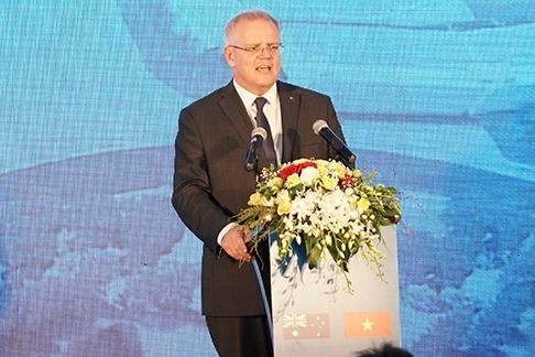 Thu tuong Australia tham duong dua F1 Viet Nam hinh anh