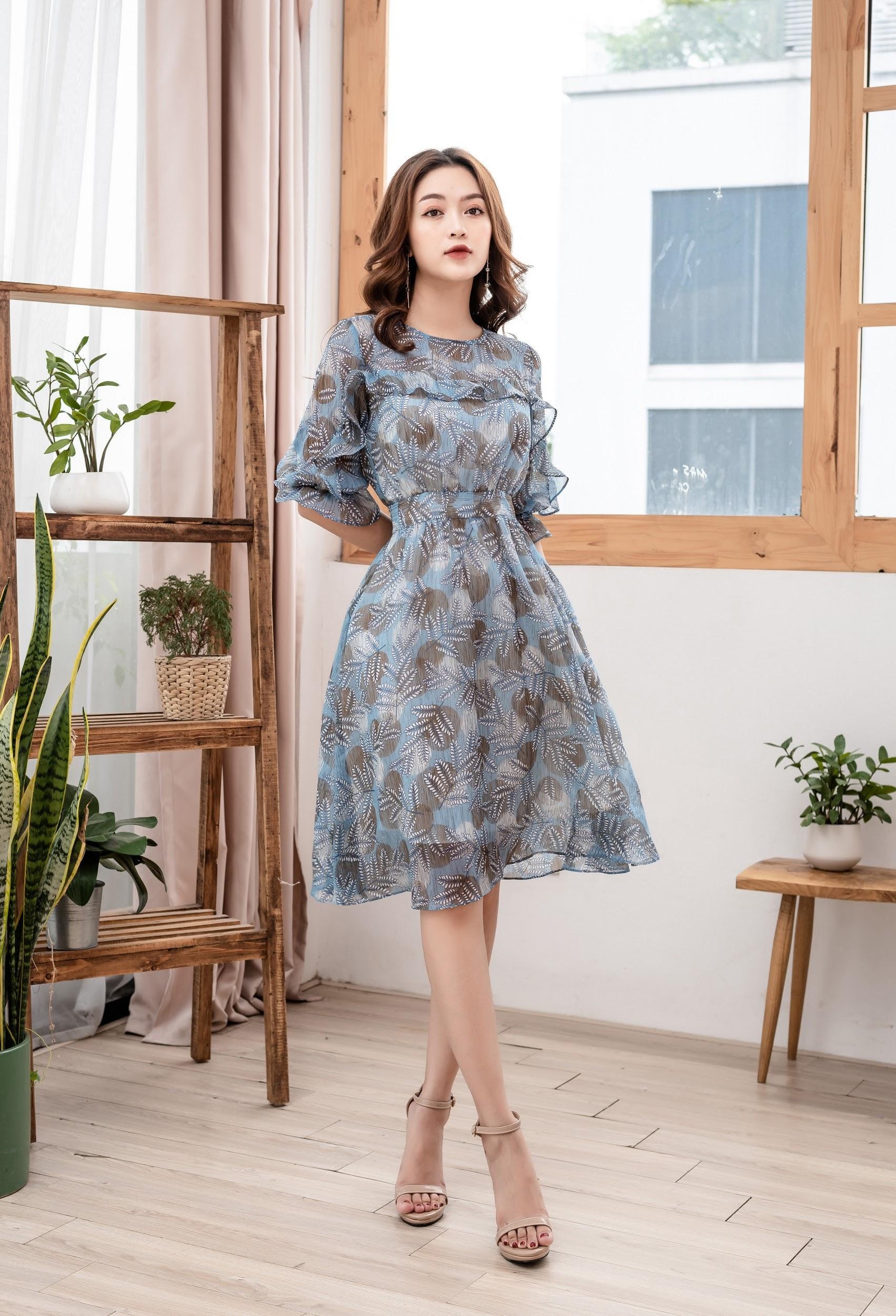 Kiểu váy đẹp đón thu ảnh 3 Kieu vay dep don thu anh 3