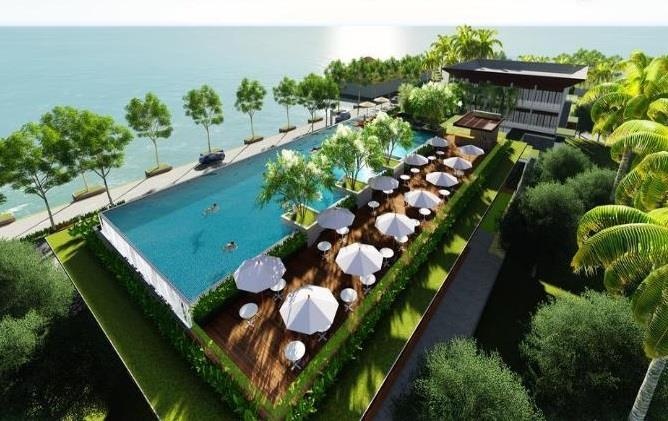 Khai truong ho boi vo cuc tai Cocoland River Beach Resort & Spa hinh anh