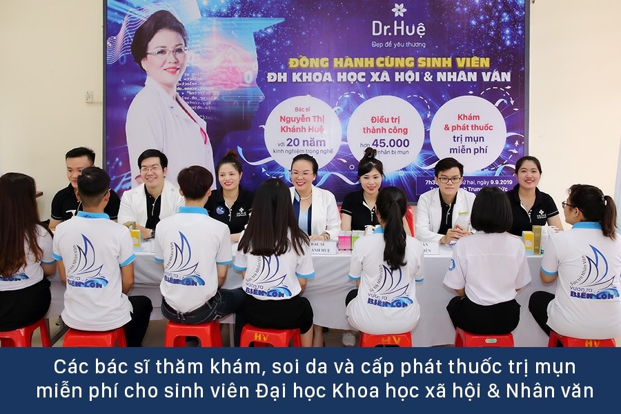 Trung tâm điều trị mụn Dr. Huệ ảnh 2 Trung tam dieu tri mun Dr. Hue anh 2