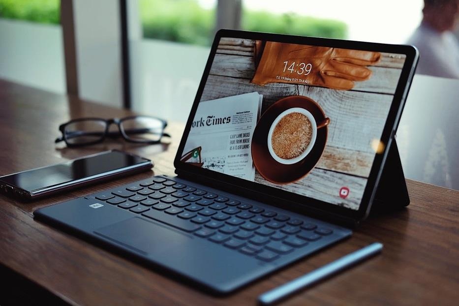 Galaxy Tab S6 - tablet co S Pen, lam viec nhu laptop hinh anh