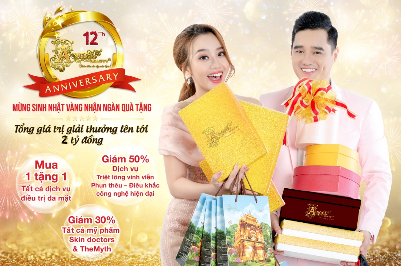 Tham my vien Angel Beauty ky niem 12 nam thanh lap hinh anh