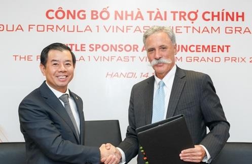 Vinfast la nha tai tro chinh cua chang dua cong thuc 1 Viet Nam hinh anh