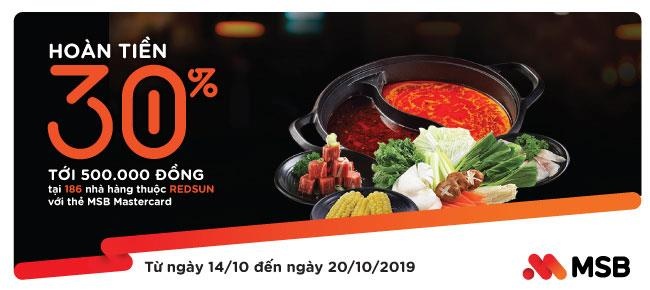 MSB danh nhieu uu dai hap dan cho phai dep dip 20/10 hinh anh