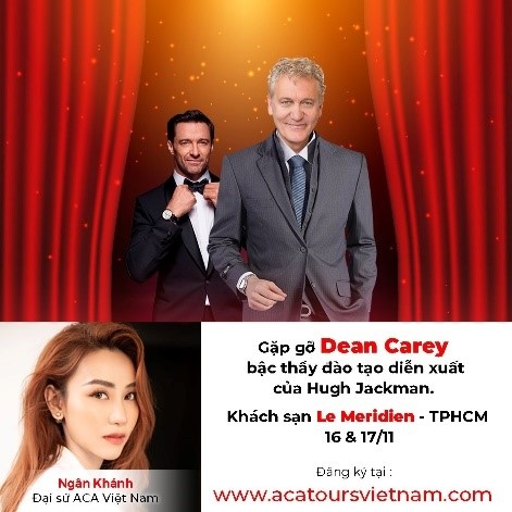 Chương trình diễn xuất quốc tế của Dean Carey ảnh 4 Chuong trinh dien xuat quoc te cua Dean Carey anh 4