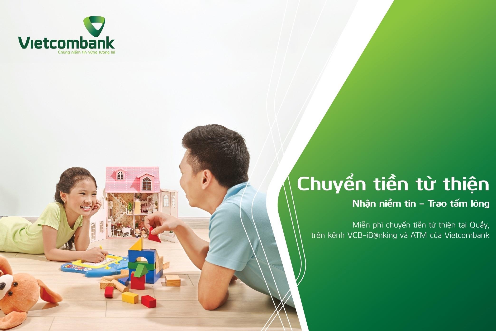 Vietcombank mien phi chuyen tien toi quy Saigon Children's Charity hinh anh