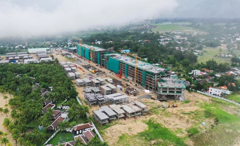 Du an Radisson Blu Hoi An day nhanh tien do xay dung hinh anh