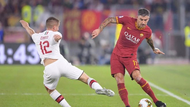 AS Roma gap AC Milan - mo khoa phut 38, ha man bang sieu pham hinh anh