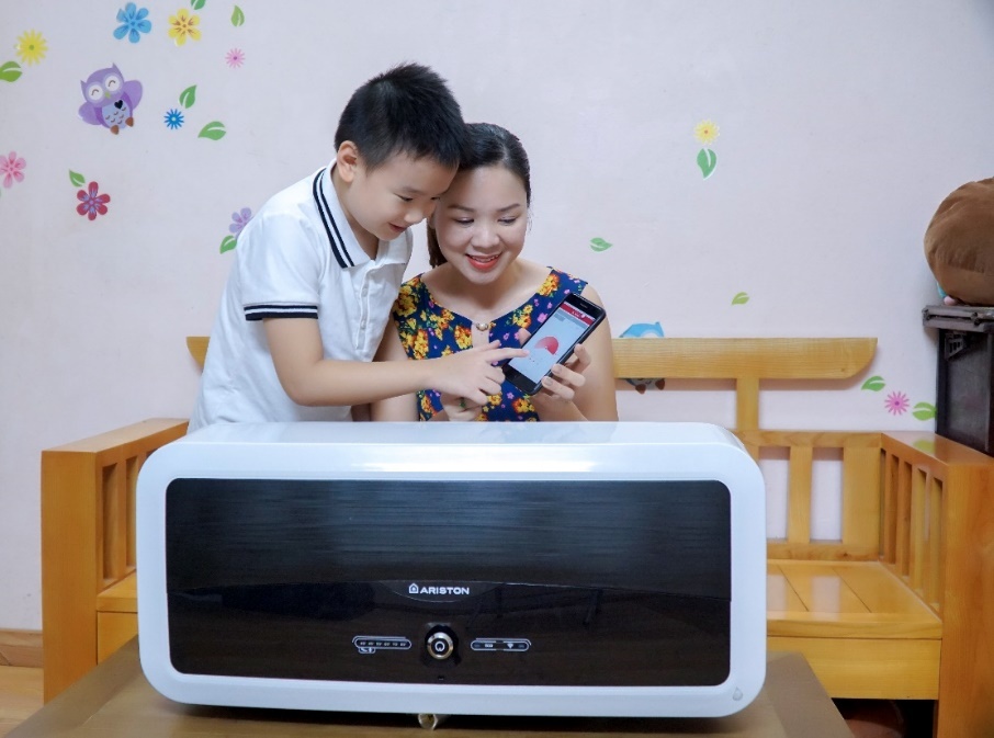 Tiet kiem 25% dien nang nho binh nuoc nong thong minh tich hop Wi-Fi hinh anh