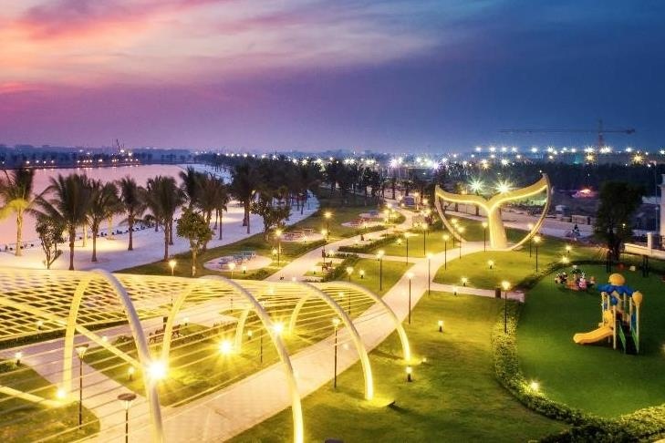 Du an bien ho Vinhomes Ocean Park thay doi nhanh sau mot nam ra mat hinh anh