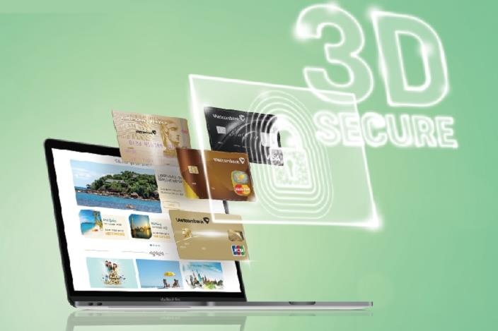 Vietcombank trien khai tinh nang bao mat 3D Secure vao giao dich the hinh anh