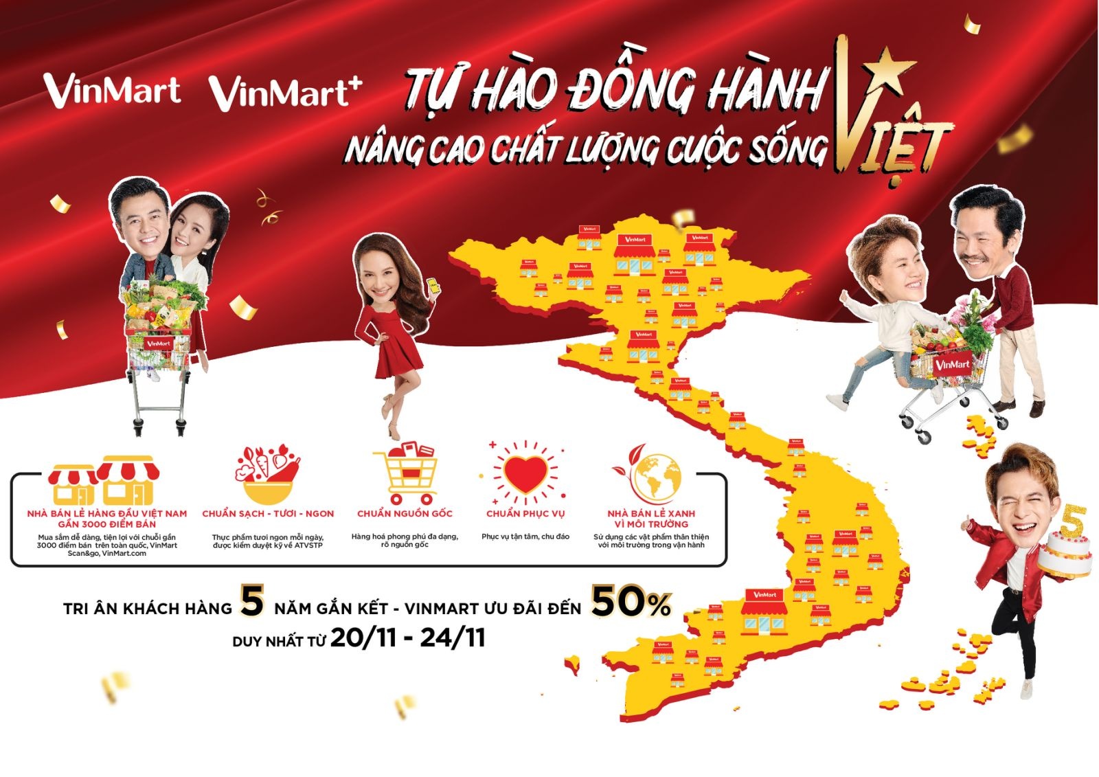 Mung sinh nhat 5 tuoi, Vinmart+ tung nhieu khuyen mai hap dan hinh anh