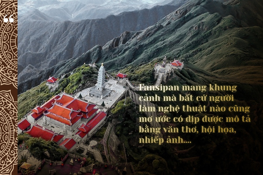 quan the kien truc tam linh tren dinh Fansipan anh 2