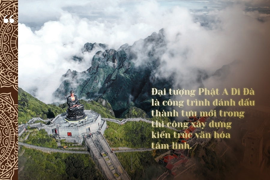 quan the kien truc tam linh tren dinh Fansipan anh 5