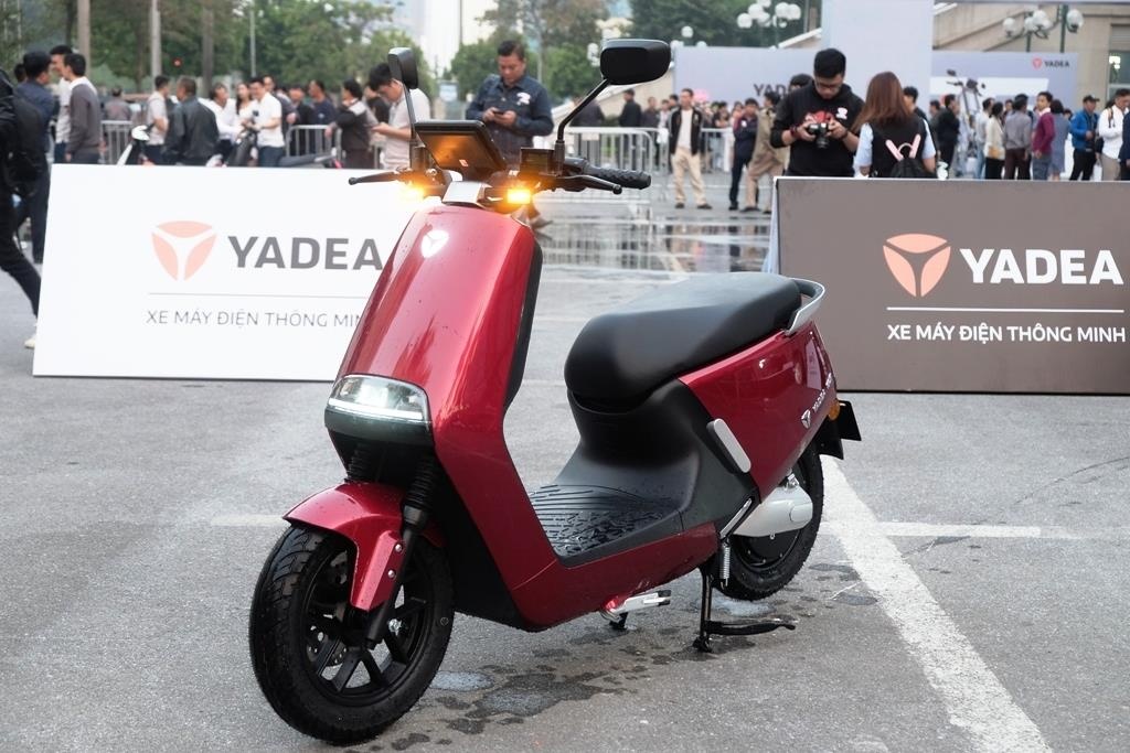 Xe may dien thong minh Yadea G5 ra mat Viet Nam, gia 39,99 trieu hinh anh