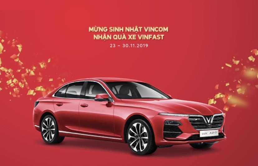 Vincom tang Vinfast Lux A2.0 1 ty dong mung 15 nam thanh lap hinh anh