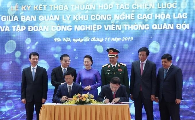 Viettel xay to hop cong nghe cao rong 9,1 ha tai Hoa Lac nam 2020 hinh anh