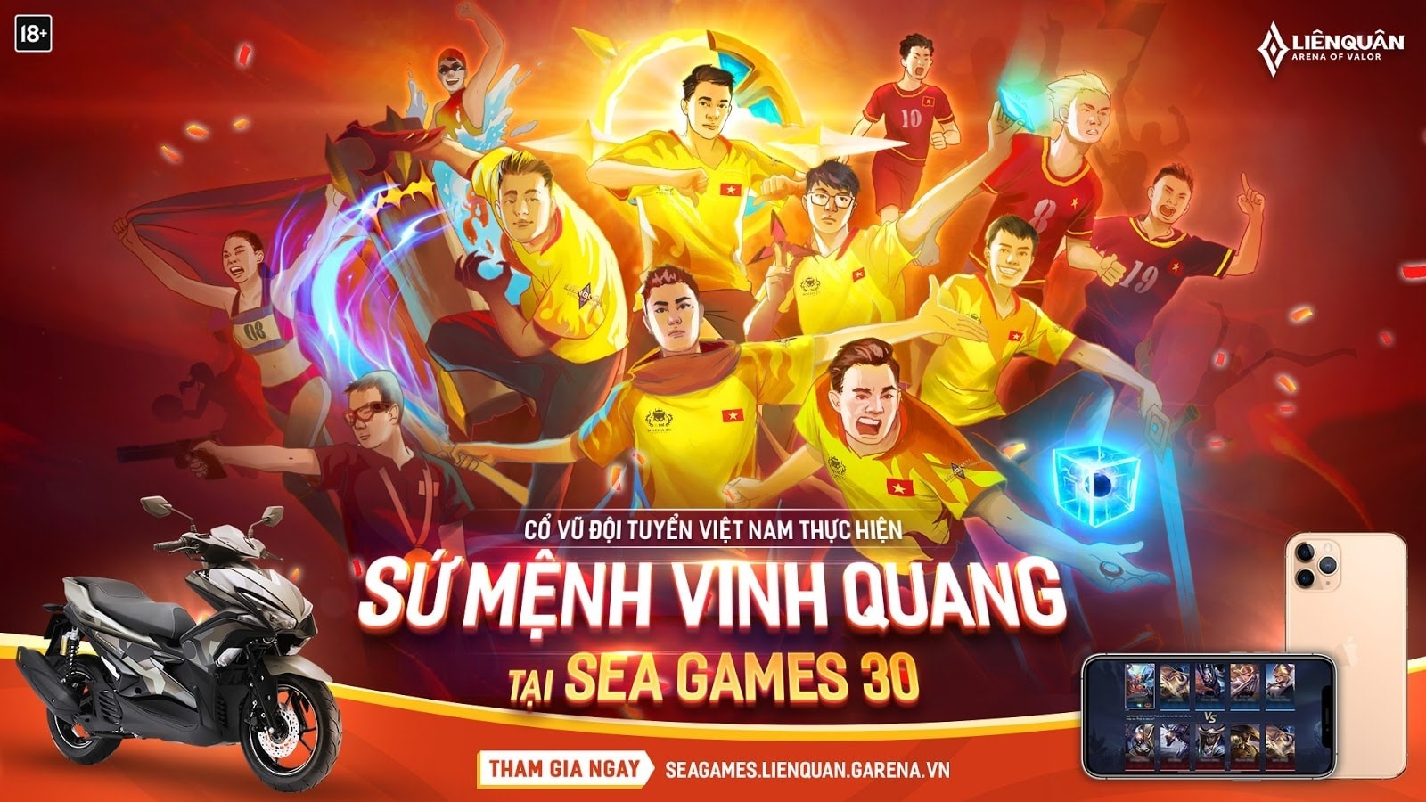 Liên Quân Mobile thi đấu SEA Games ảnh 3 Lien Quan Mobile thi dau SEA Games anh 3