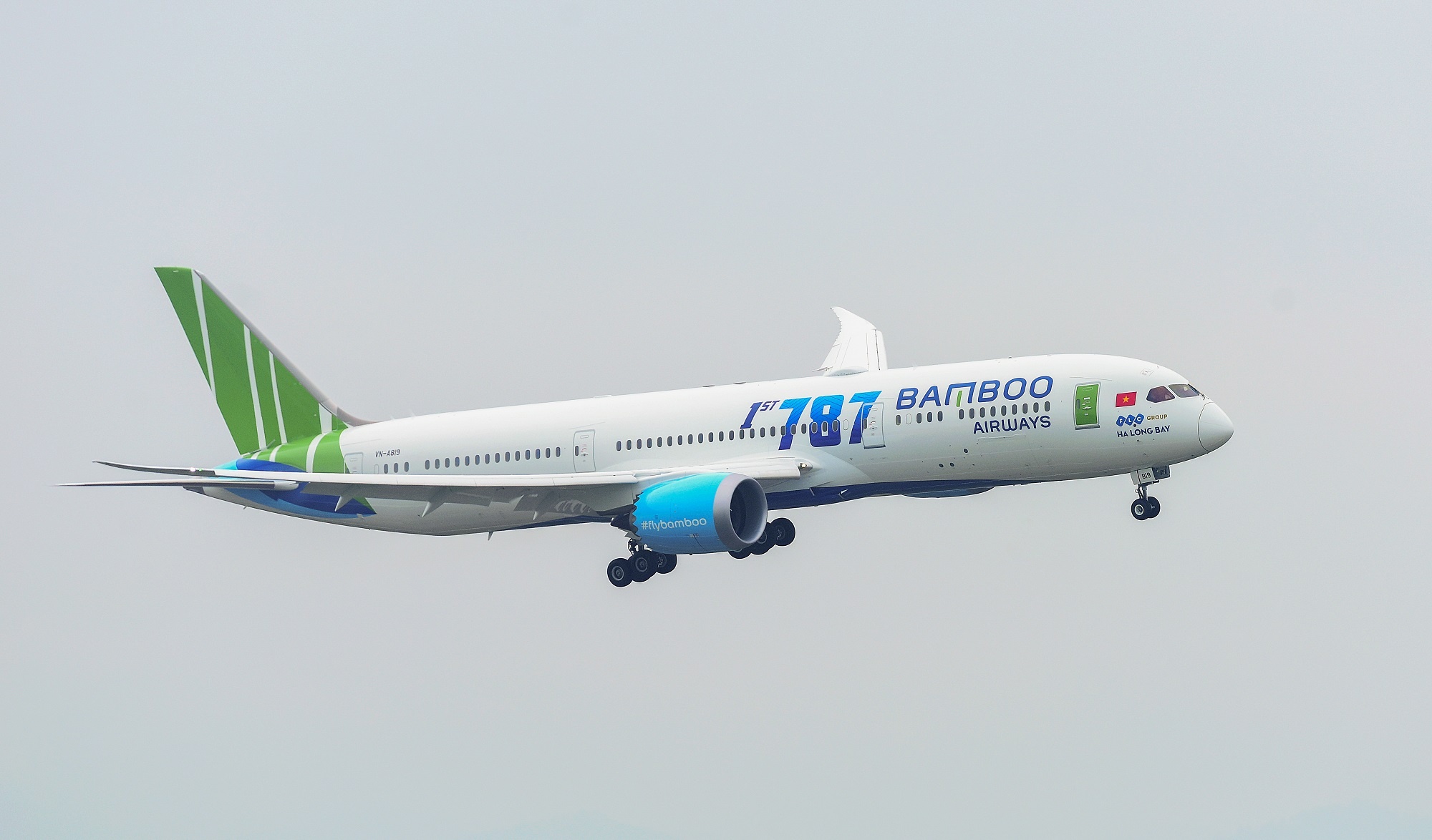 Bamboo Airways don may bay than rong dau tien Boeing 787-9 Dreamliner hinh anh
