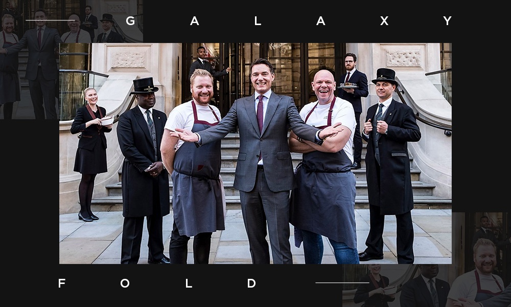 galaxy fold smartphone man hinh gap cao cap anh 1