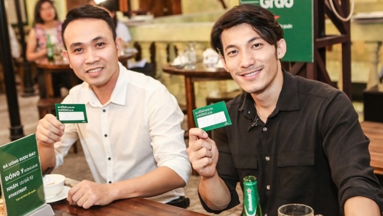 Sao Viet cam ket 'Da uong ruou bia - khong lai xe' trong dip cuoi nam hinh anh
