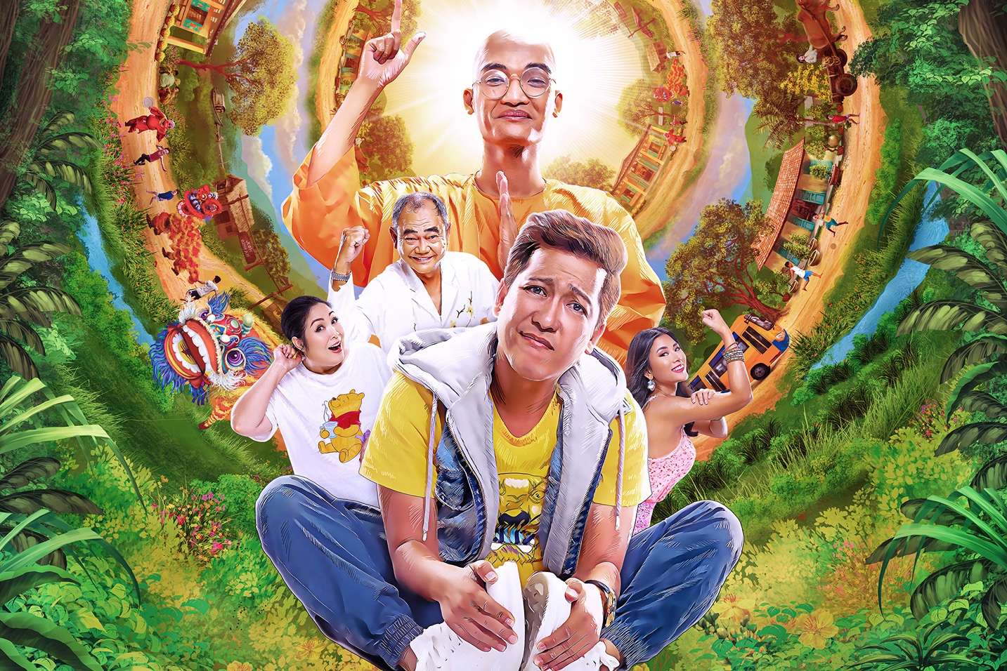 E kip '30 chua phai Tet' tung bo poster hai huoc truoc ngay cong chieu hinh anh