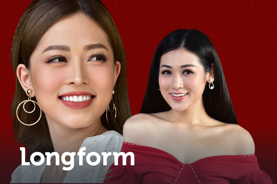 Tu Anh - Phuong Nga: Hai nang hau hien dai don Tet kieu truyen thong hinh anh