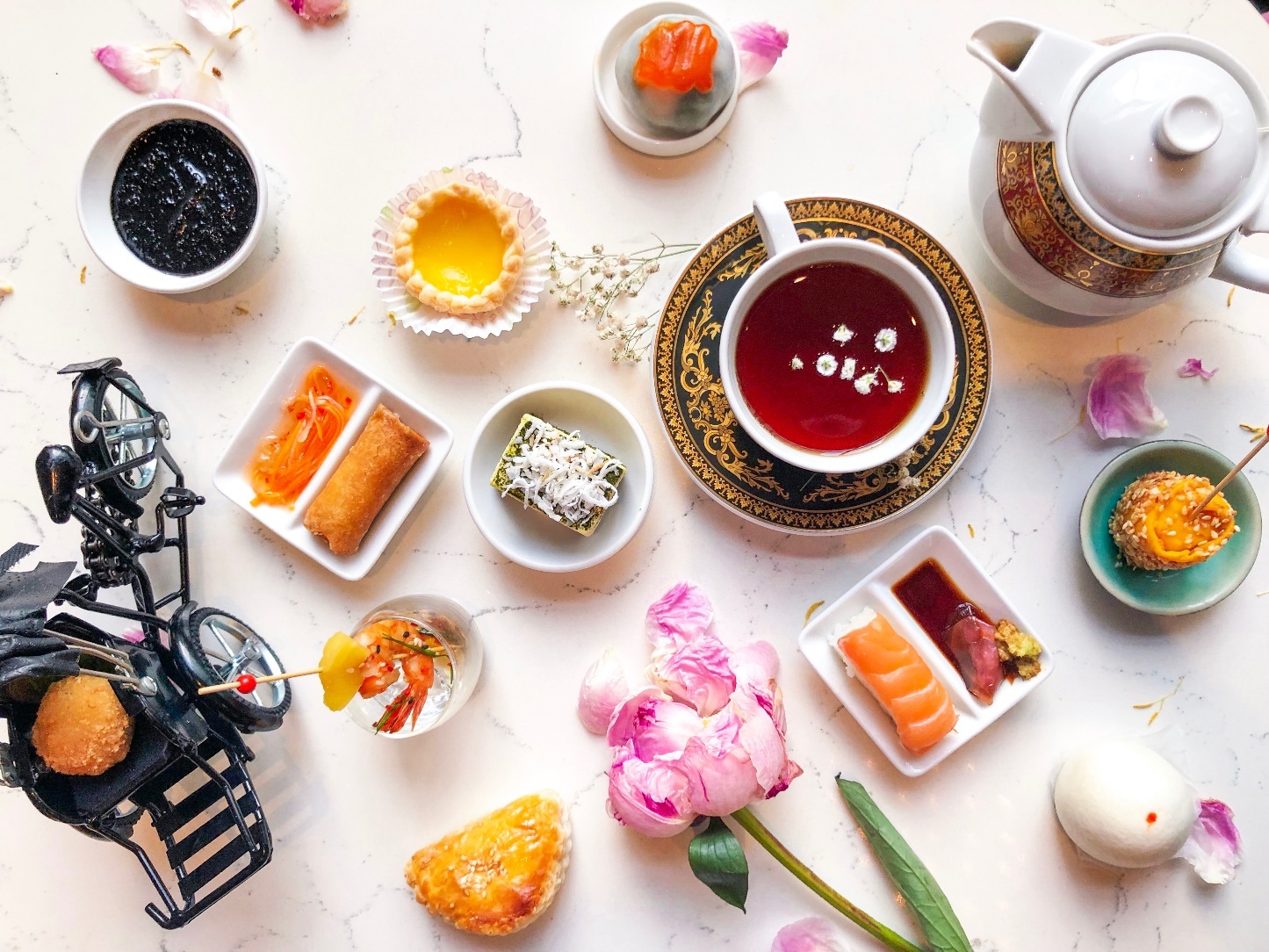 tiec tra tai Sheraton Saigon anh 2