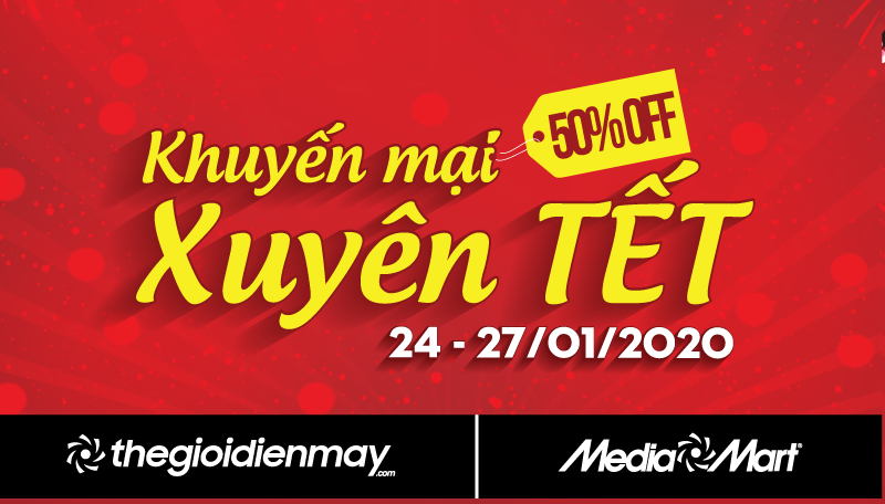 Khuyen mai xuyen Tet, dat hang online giam toi 50% tai MediaMart hinh anh