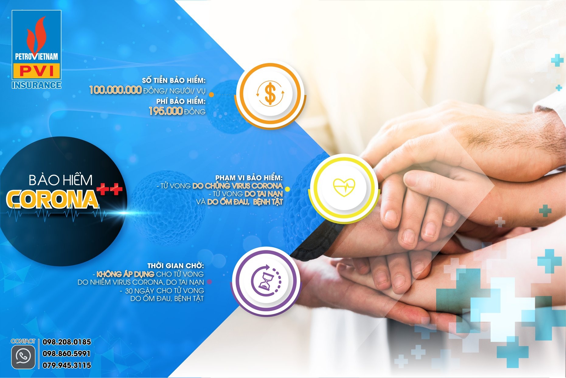 Bao hiem PVI ra mat san pham Bao hiem Corona++ hinh anh