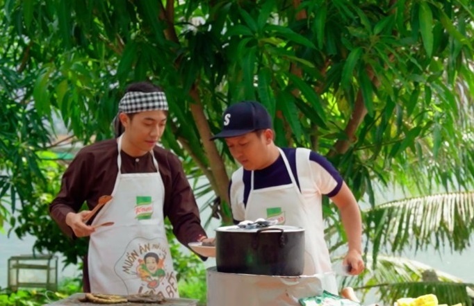 Cris Phan cau cuu Truong Giang trong 'Muon an phai lan vao bep' hinh anh