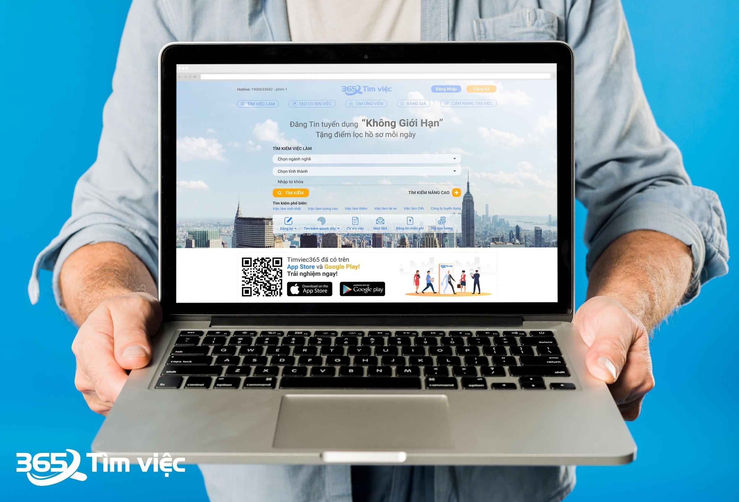 Tao CV khac biet, tim viec de dang nho website timviec365.vn hinh anh