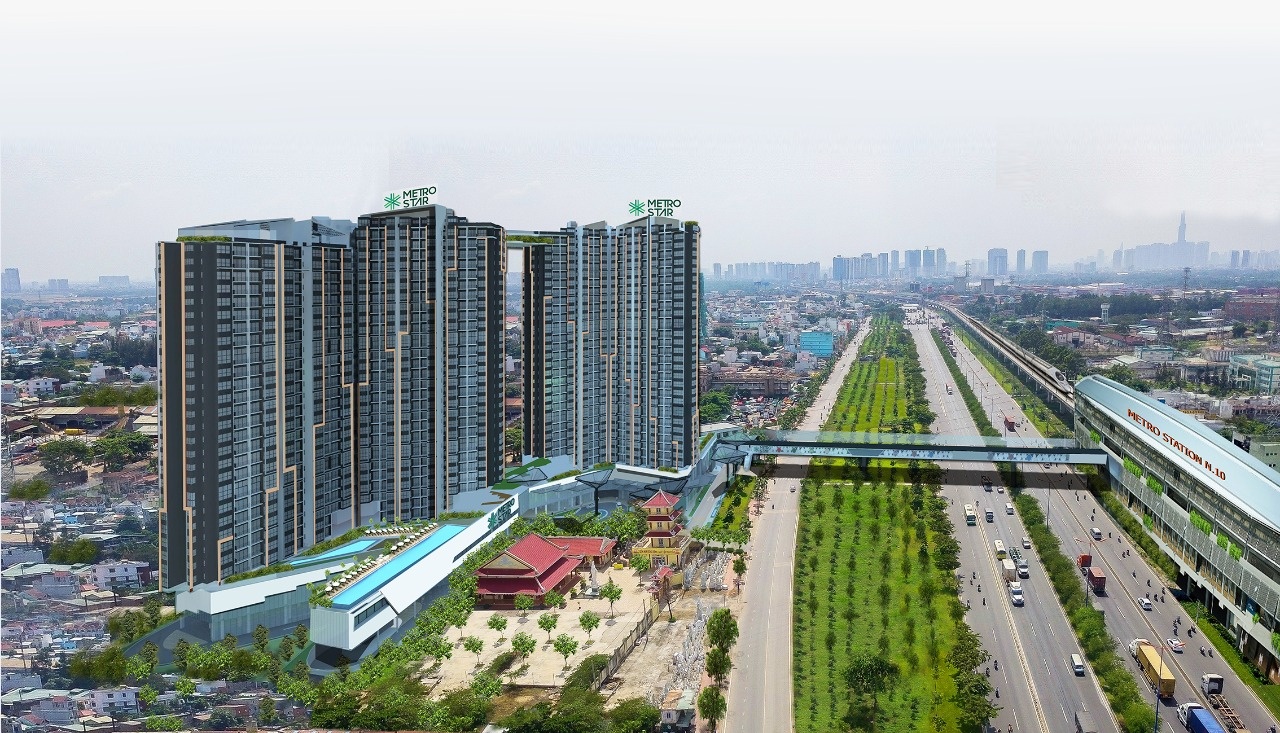Tuyen metro 1 sap hoan thanh, shophouse noi lien nha ga tang nhiet hinh anh