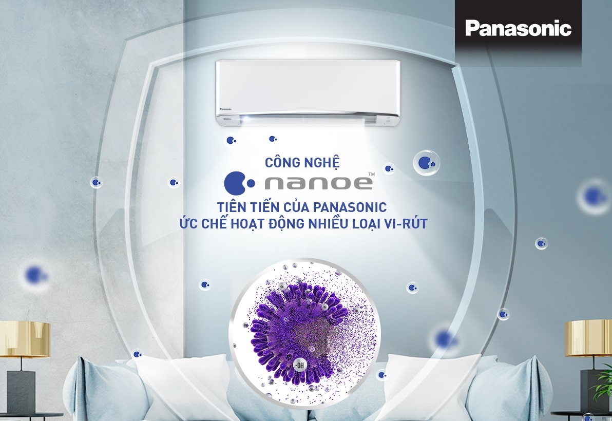 Uc che hoat dong cua vi khuan, virus voi may lanh Panasonic hinh anh