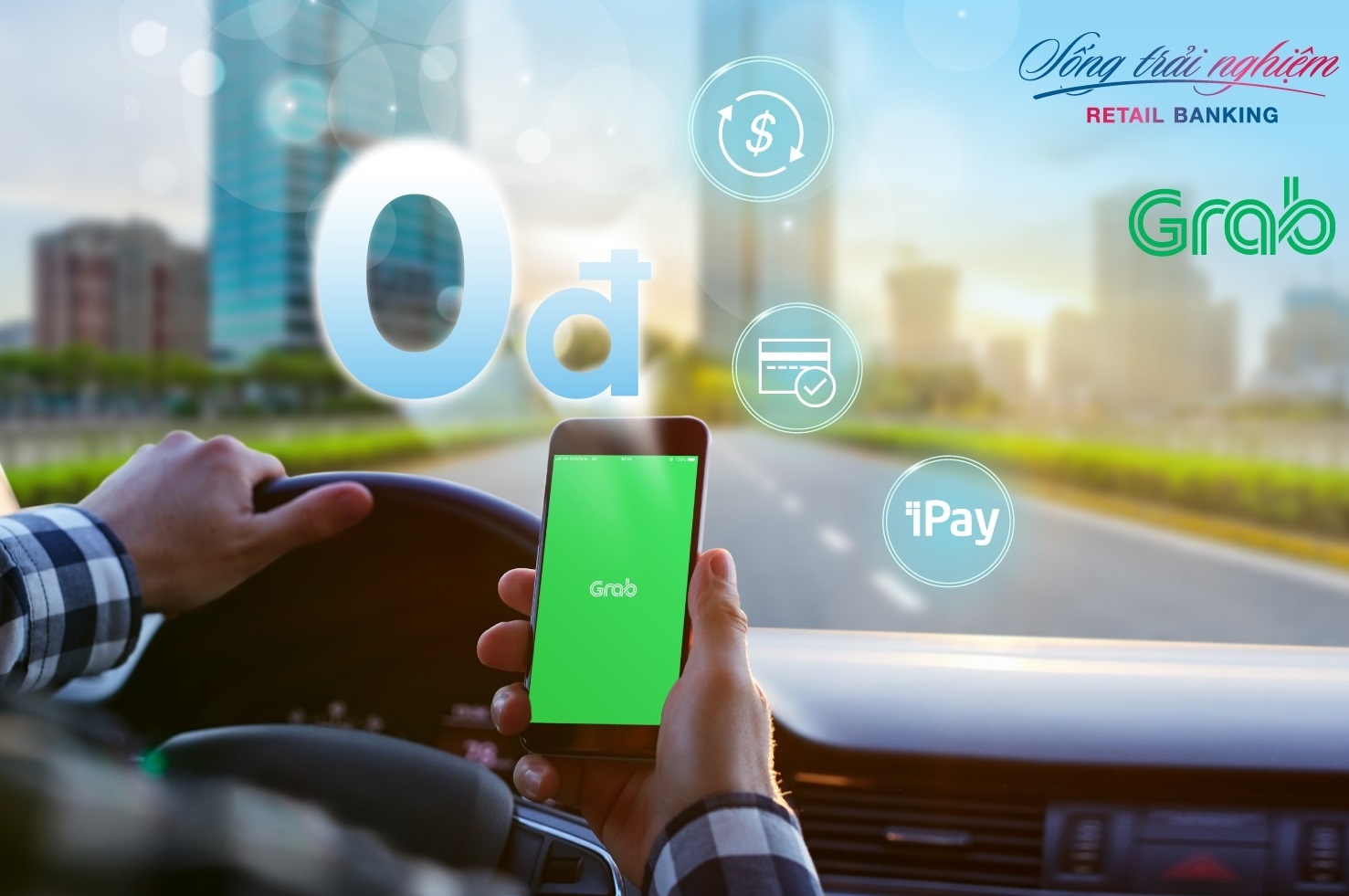 VietinBank ra mat goi tai khoan thanh toan cho tai xe Grab hinh anh
