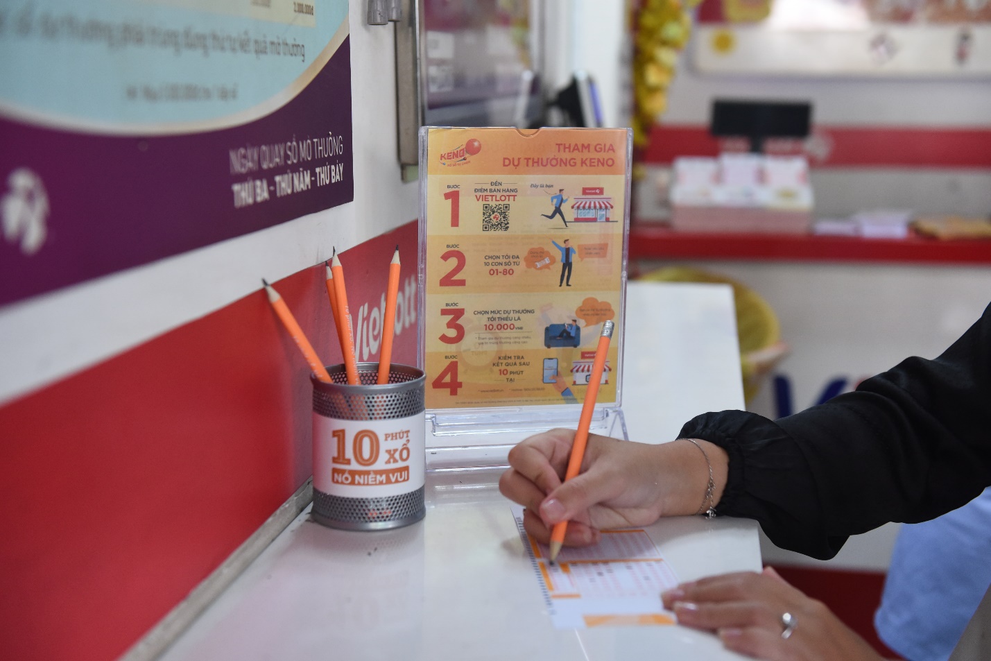 Xo so quay nhanh Keno thay doi thoi quen cua nguoi tieu dung Viet hinh anh