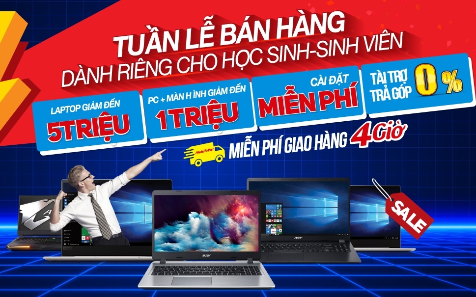 Nhan nhieu uu dai khi mua laptop hoc truc tuyen tai MediaMart hinh anh