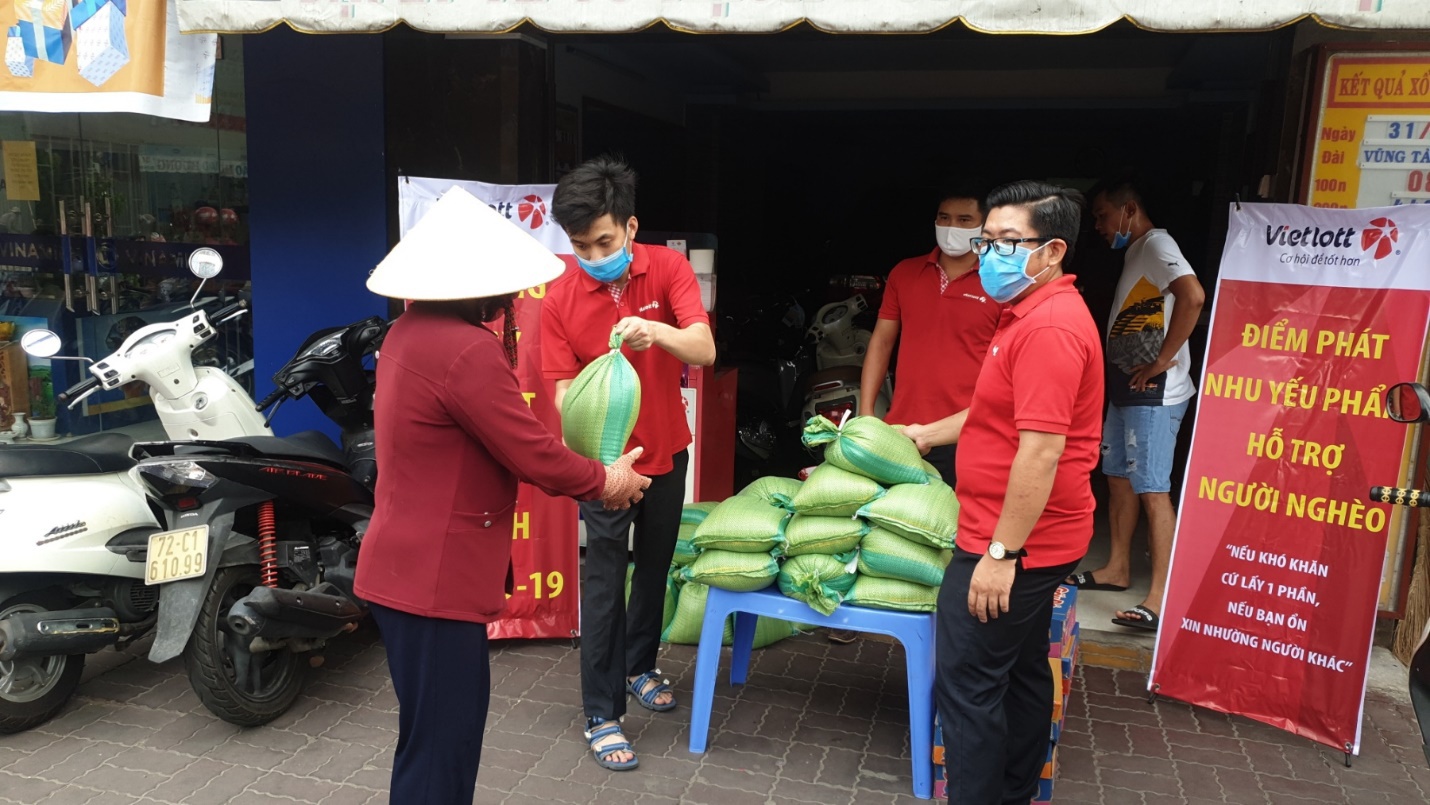 Vietlott giup do cac hoan canh kho khan giai doan chong dich Covid-19 hinh anh