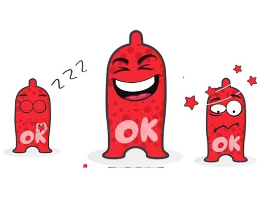 Bo sticker cua bao cao su OK dat 4,5 trieu luot tai tren Zalo hinh anh