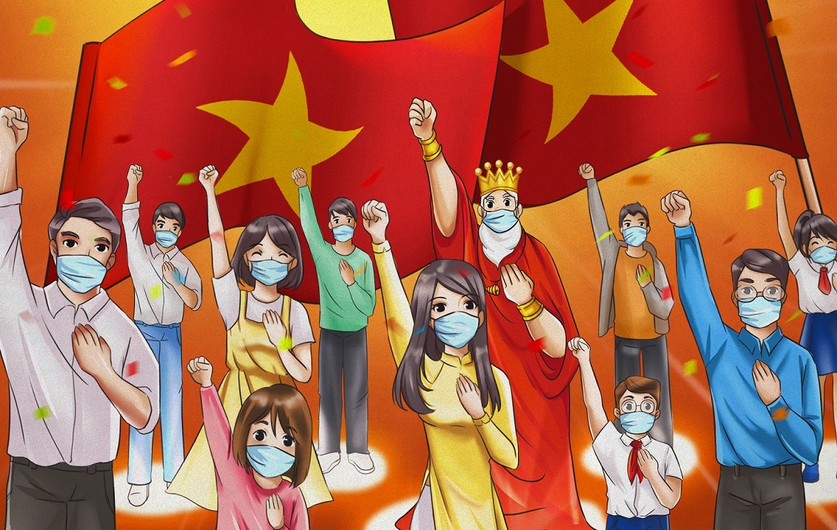 Bo tranh khuyen khich gioi tre canh giac thoi hau gian cach hinh anh