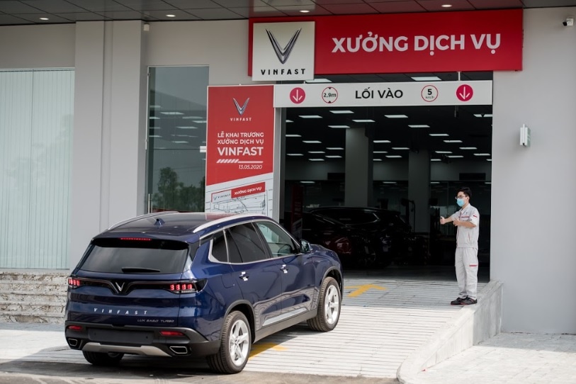 VinFast mo them 14 xuong dich vu tren toan quoc hinh anh