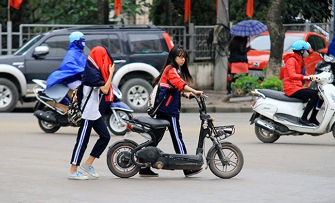 Xe may dien troi noi - tuong re ma hoa khong hinh anh