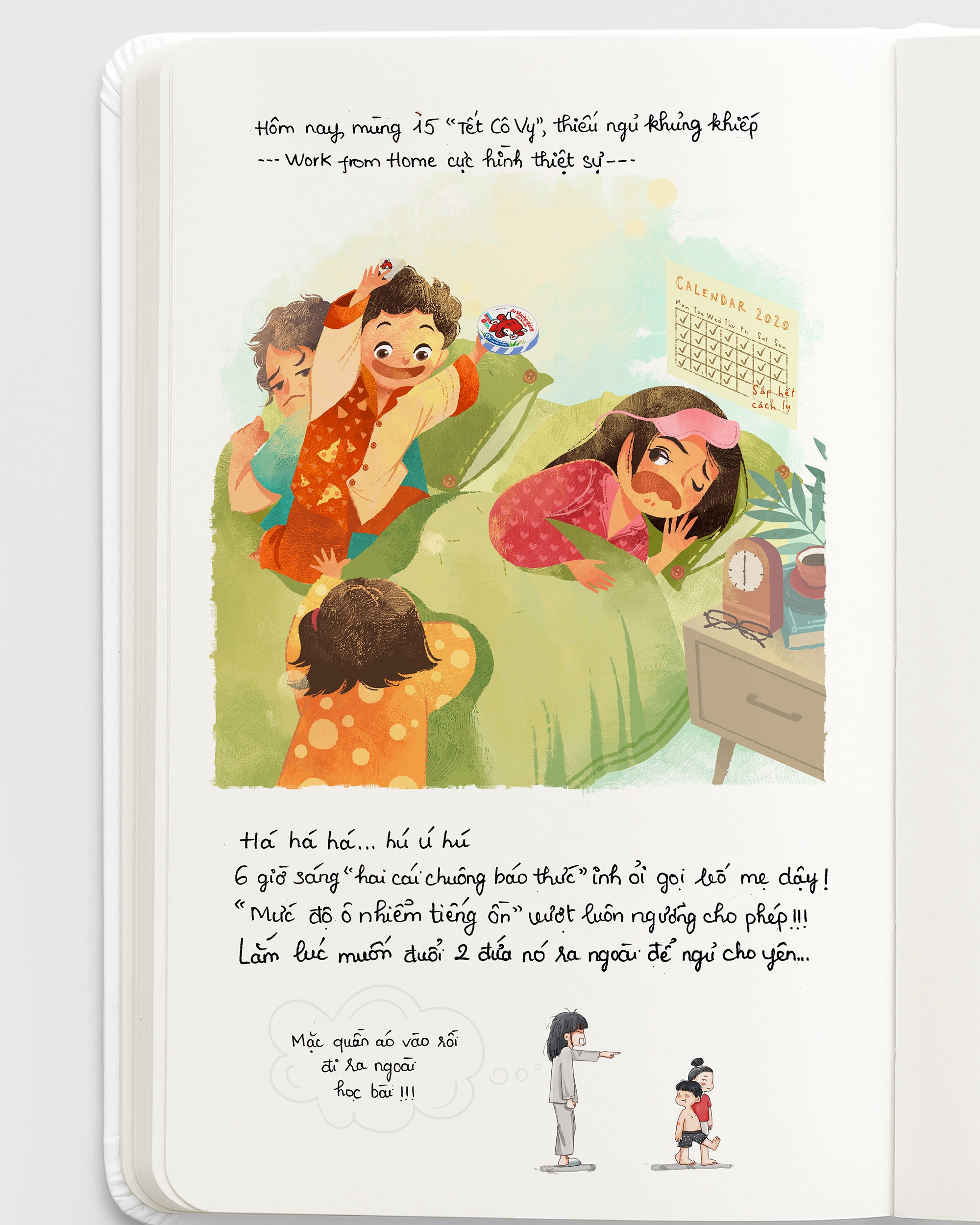 bộ tranh nhật ký của mẹ ảnh 2 bo tranh nhat ky cua me anh 2